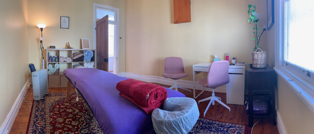 The Lemon Balm Clinic treatment room